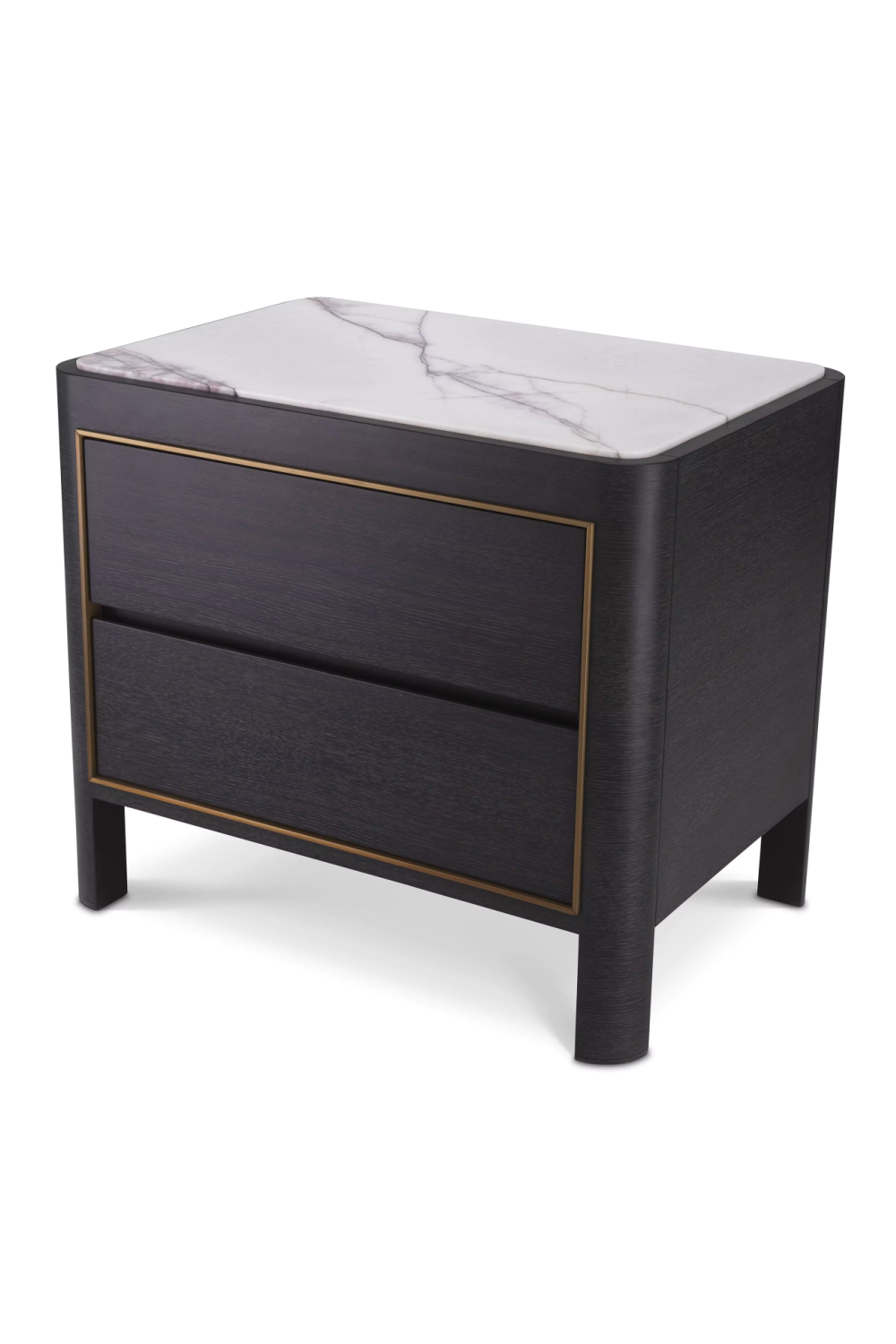 (Open Box) Charcoal Gray Bedside Table | OROA Shadow
