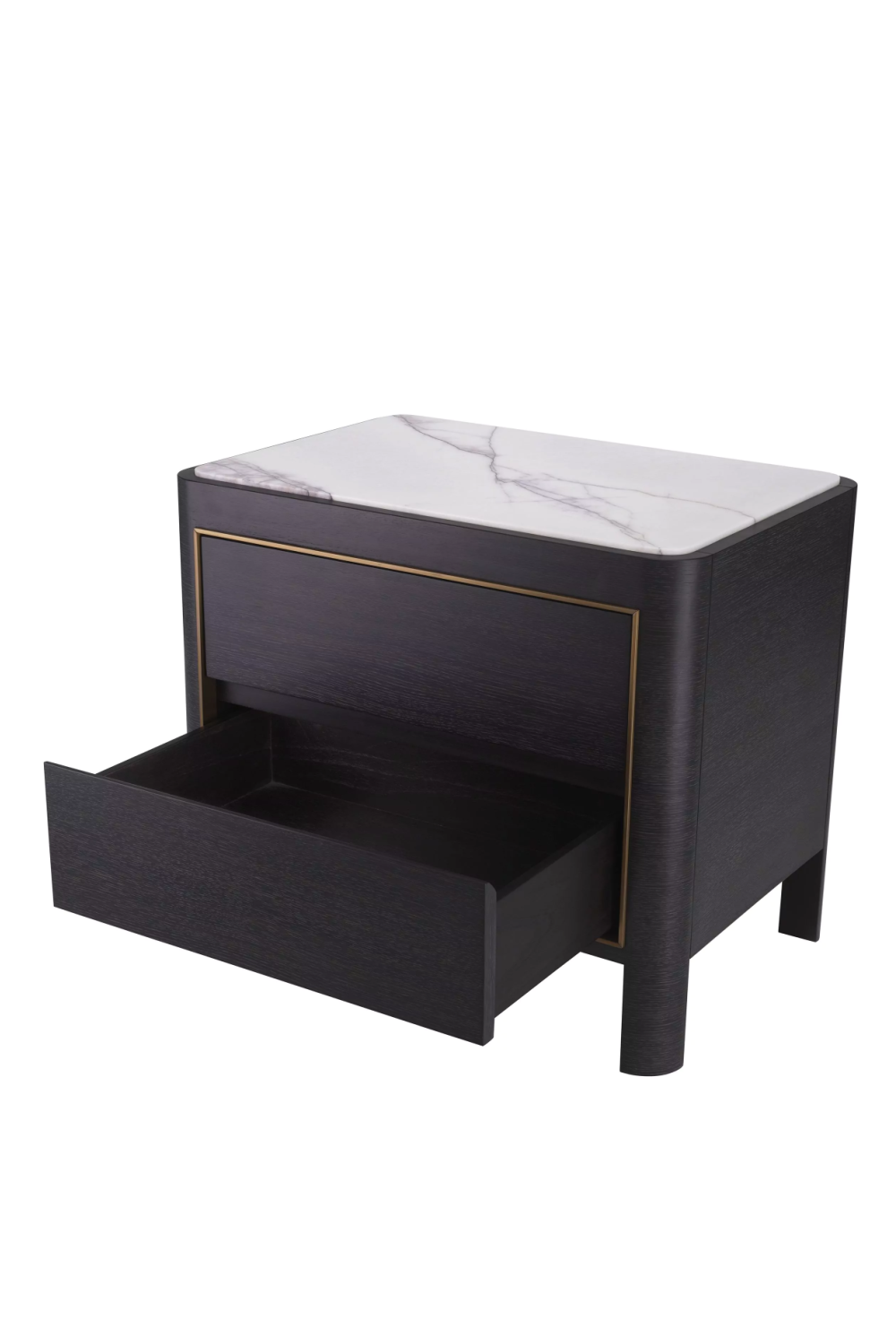 (Open Box) Charcoal Gray Bedside Table | OROA Shadow