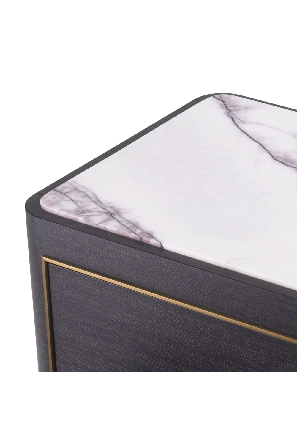 (Open Box) Charcoal Gray Bedside Table | OROA Shadow
