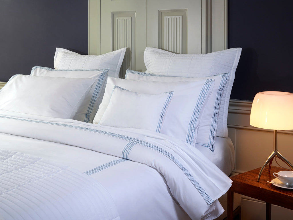 400TC Percale Embroidered Pillowcase Set | Amalia Home Mem¨®ria