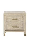 2 Drawer Natural Nightstand | Andrew Martin Raffles