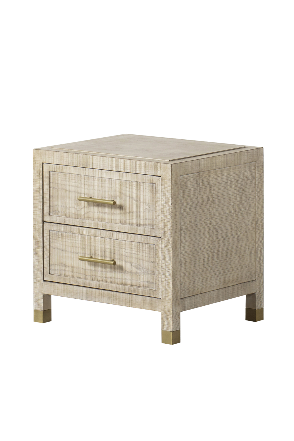 2 Drawer Natural Nightstand | Andrew Martin Raffles