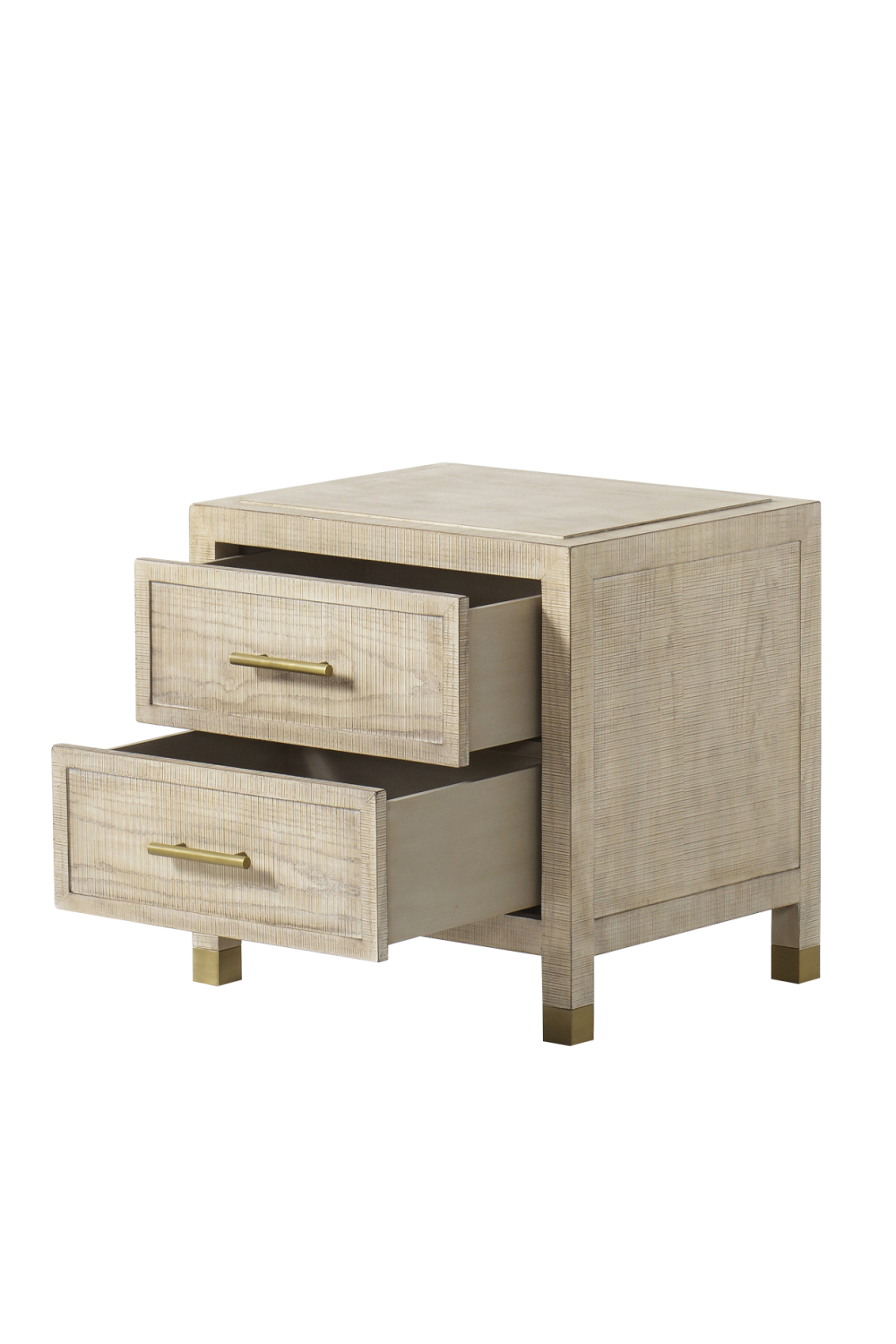 2 Drawer Natural Nightstand | Andrew Martin Raffles