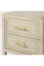 2 Drawer Natural Nightstand | Andrew Martin Raffles