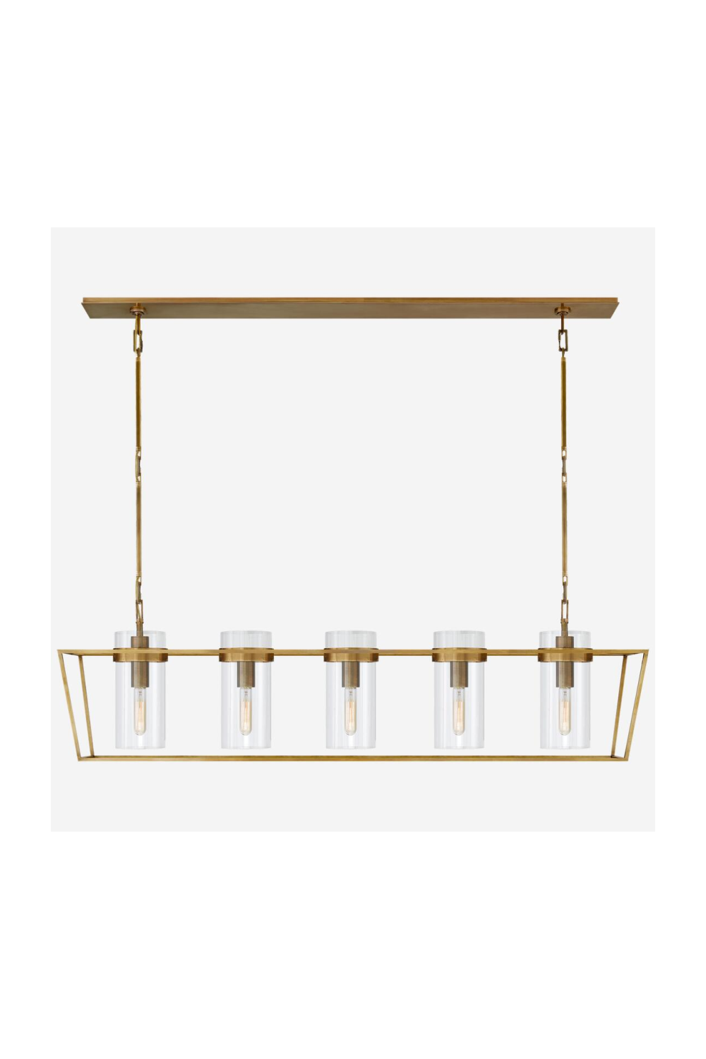 5-Light Linear Pendant Lamp | Andrew Martin Presidio
