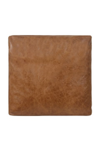 (Open Box) Camel Leather Sectional Sofa L | Andrew Martin Truman