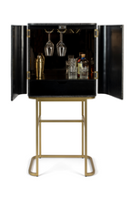 2-Door Mirrored Wine Cabinet | Bold Monkey Ava Morgana