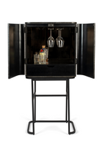 2-Door Mirrored Wine Cabinet | Bold Monkey Ava Morgana