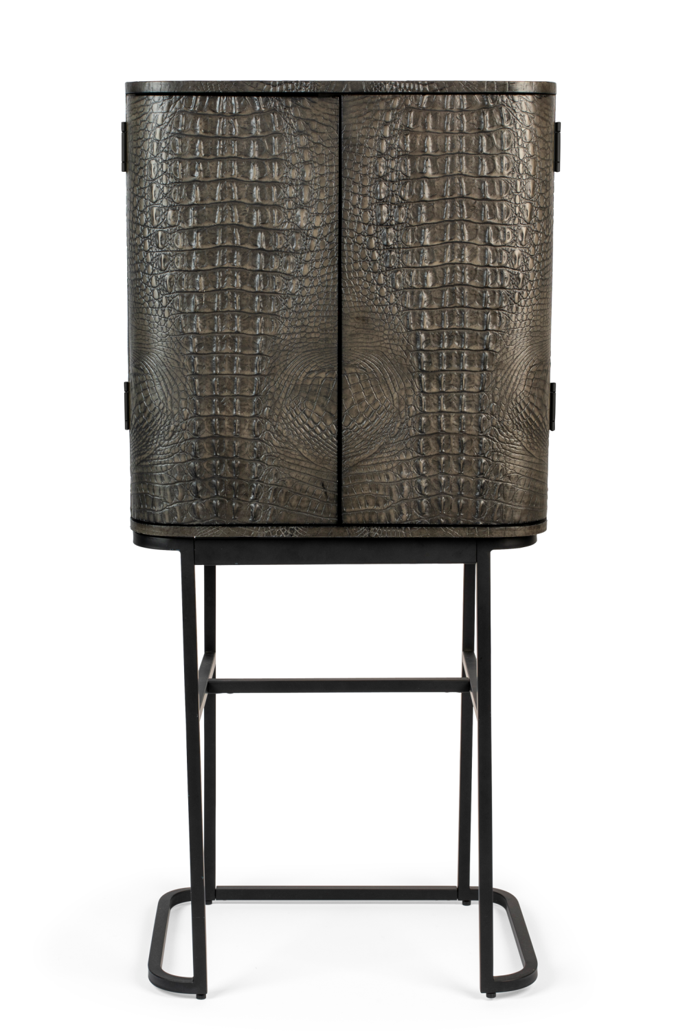 2-Door Mirrored Wine Cabinet | Bold Monkey Ava Morgana