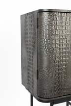 2-Door Mirrored Wine Cabinet | Bold Monkey Ava Morgana