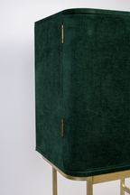 2-Door Mirrored Wine Cabinet | Bold Monkey Ava Morgana