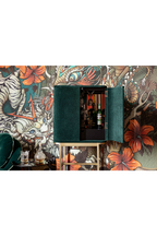 2-Door Mirrored Wine Cabinet | Bold Monkey Ava Morgana