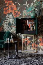 2-Door Mirrored Wine Cabinet | Bold Monkey Ava Morgana