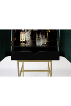 2-Door Mirrored Wine Cabinet | Bold Monkey Ava Morgana