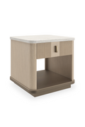 2-Drawer Oak End Table | Caracole Rhythm