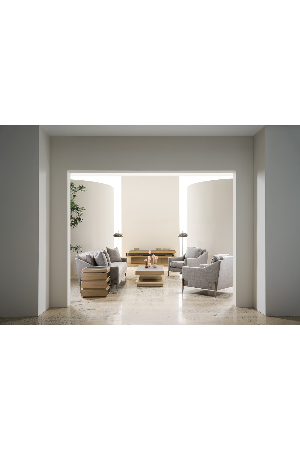 2-Drawer Tiered End Table | Caracole La Moda