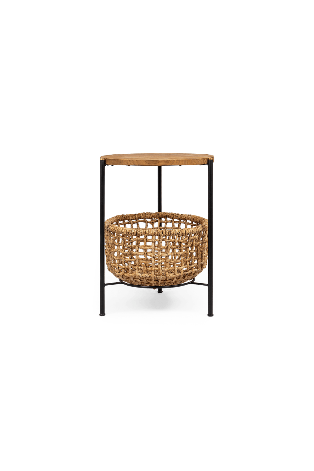 Abaca Basket  Round Side Table