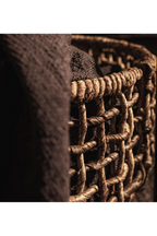 Abaca Basket  Round Side Table