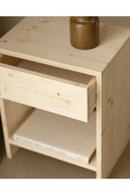 1-Drawer Wooden Bedside Table | Decowood Martina