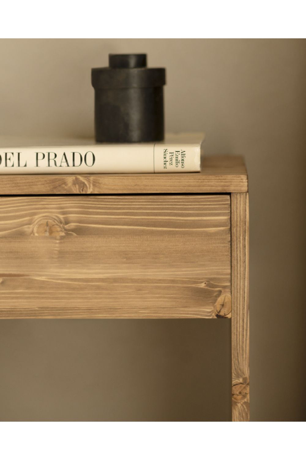 1-Drawer Wooden Bedside Table | Decowood Martina