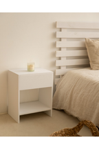 1-Drawer Wooden Bedside Table | Decowood Martina