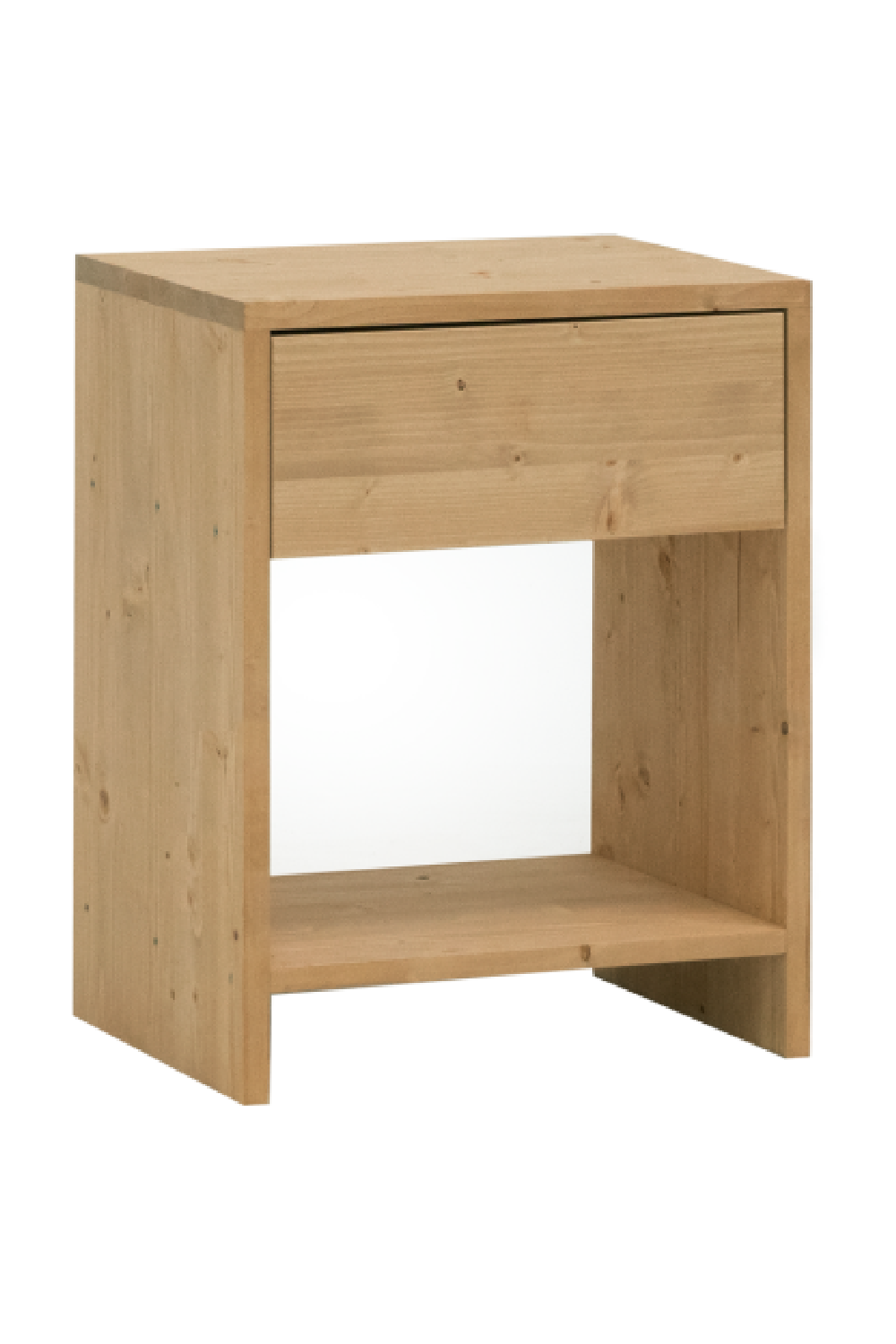 1-Drawer Wooden Bedside Table | Decowood Martina