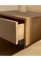 1-Drawer Wooden Bedside Table | Decowood Martina