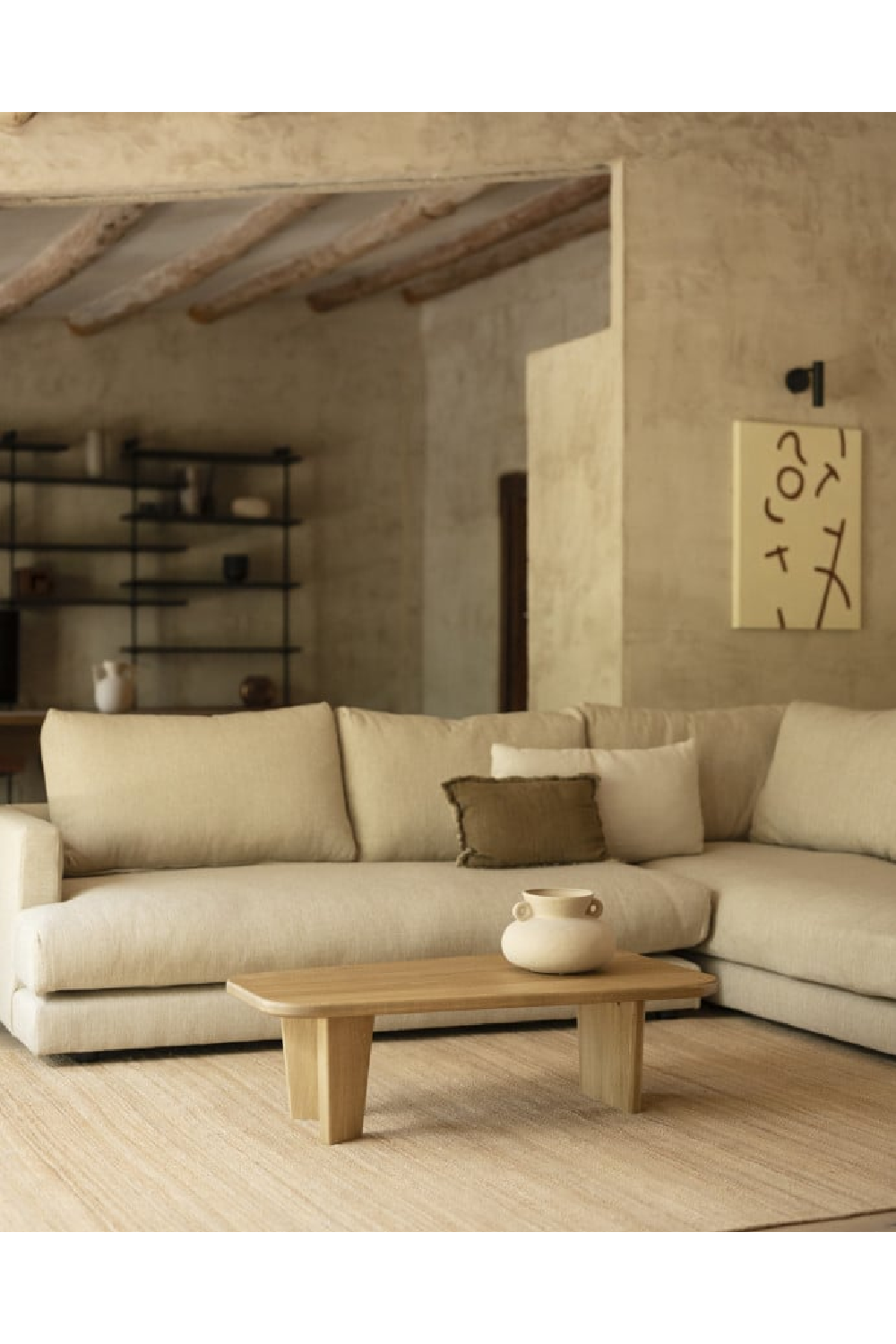 3-Legged Poplar Coffee Table | Decowood Bimba