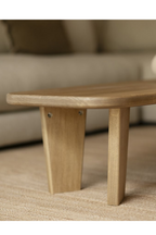 3-Legged Poplar Coffee Table | Decowood Bimba
