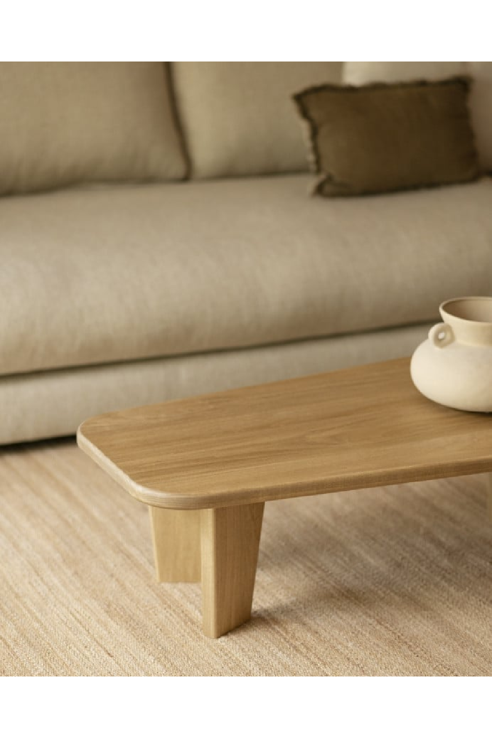 3-Legged Poplar Coffee Table | Decowood Bimba