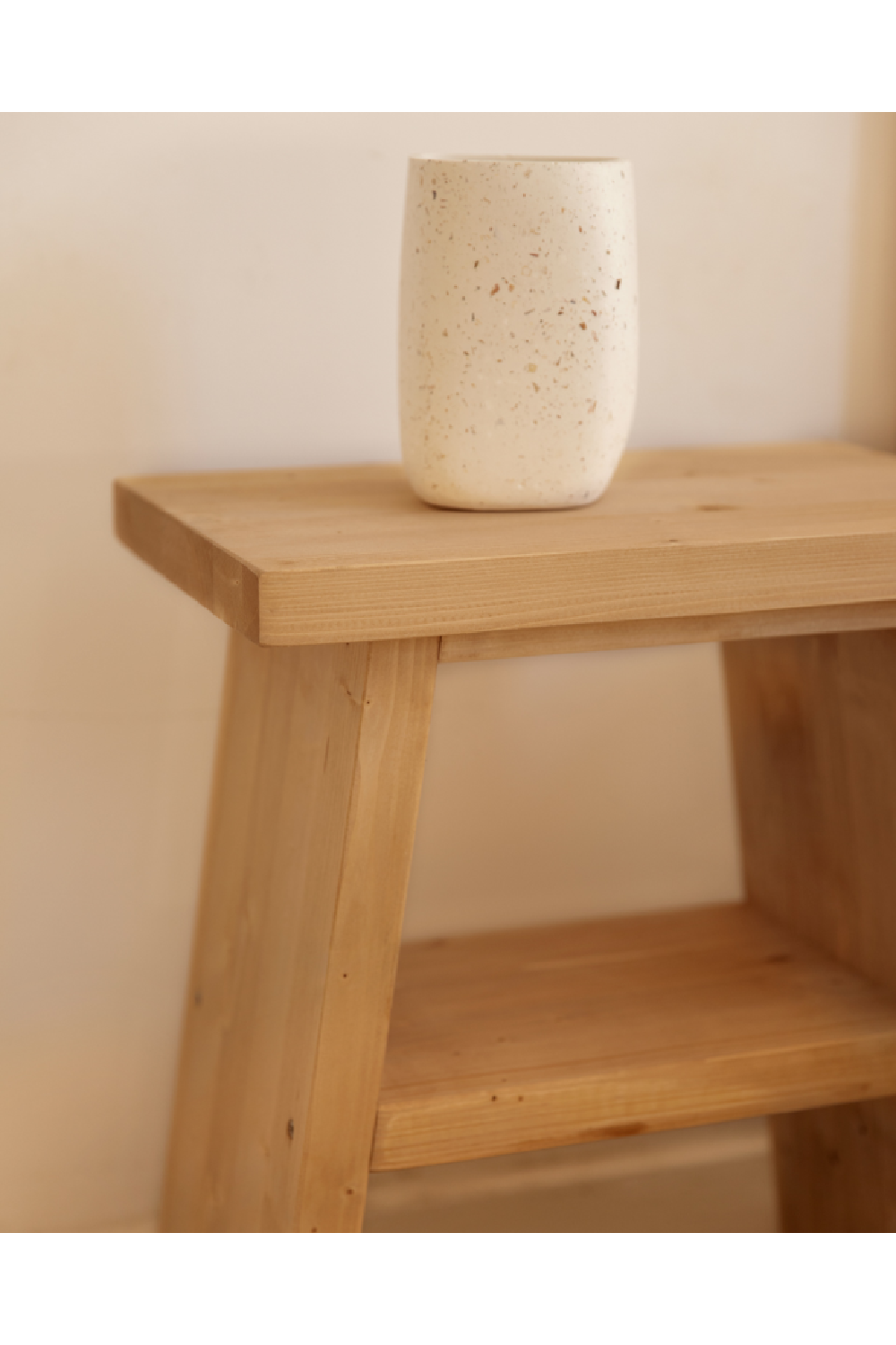A-Shaped Wooden Side Tables (2) | Decowood Frida