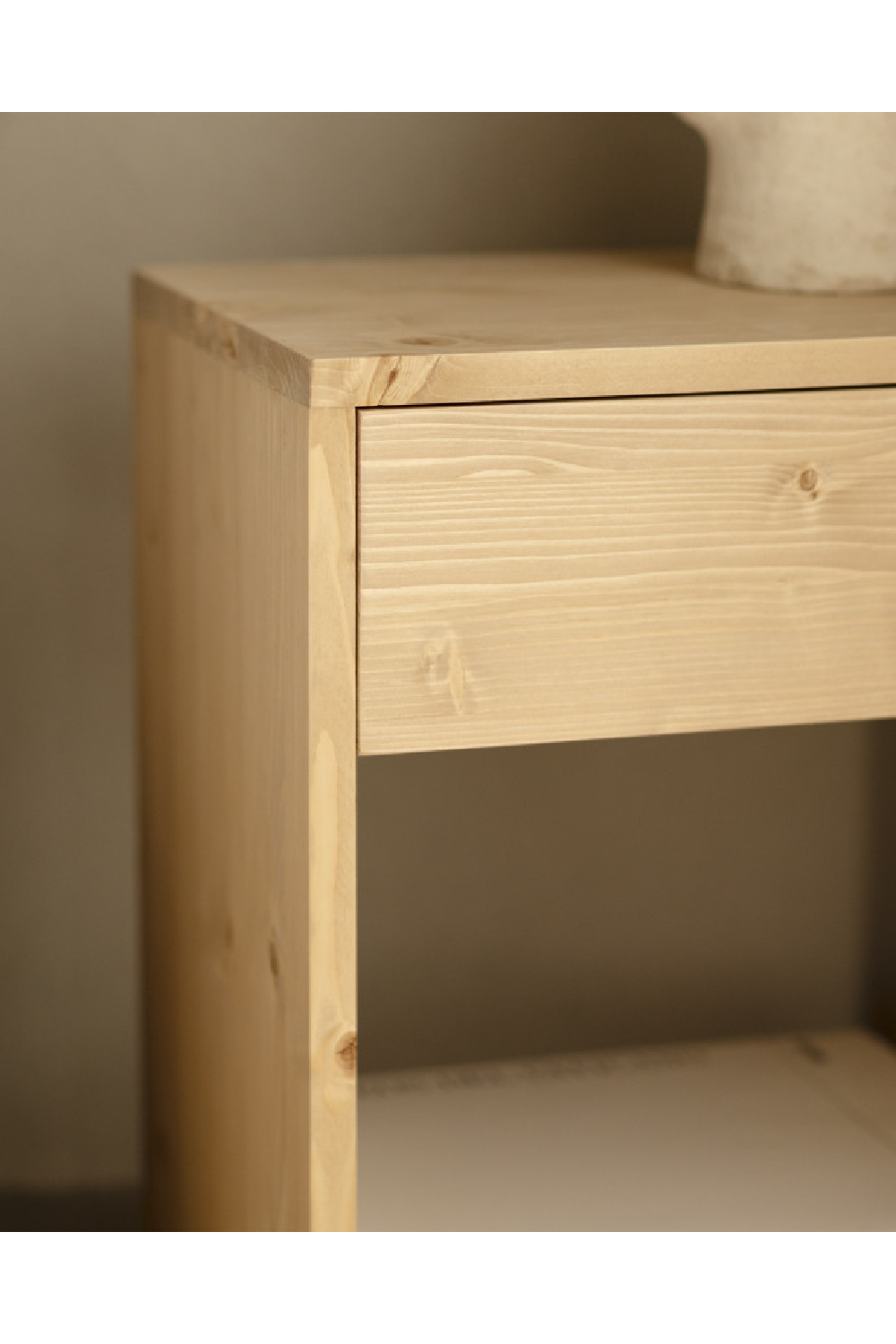 1-Drawer Wooden Bedside Tables (2) | Decowood Martina