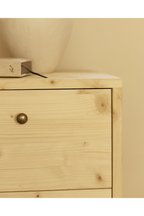 2-Drawer Wooden Nightstand Set (2) | Decowood Saura