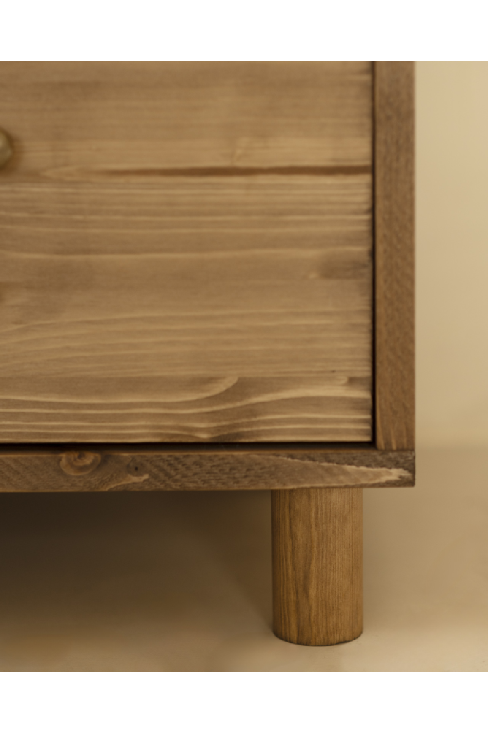 2-Drawer Wooden Nightstand Set (2) | Decowood Saura