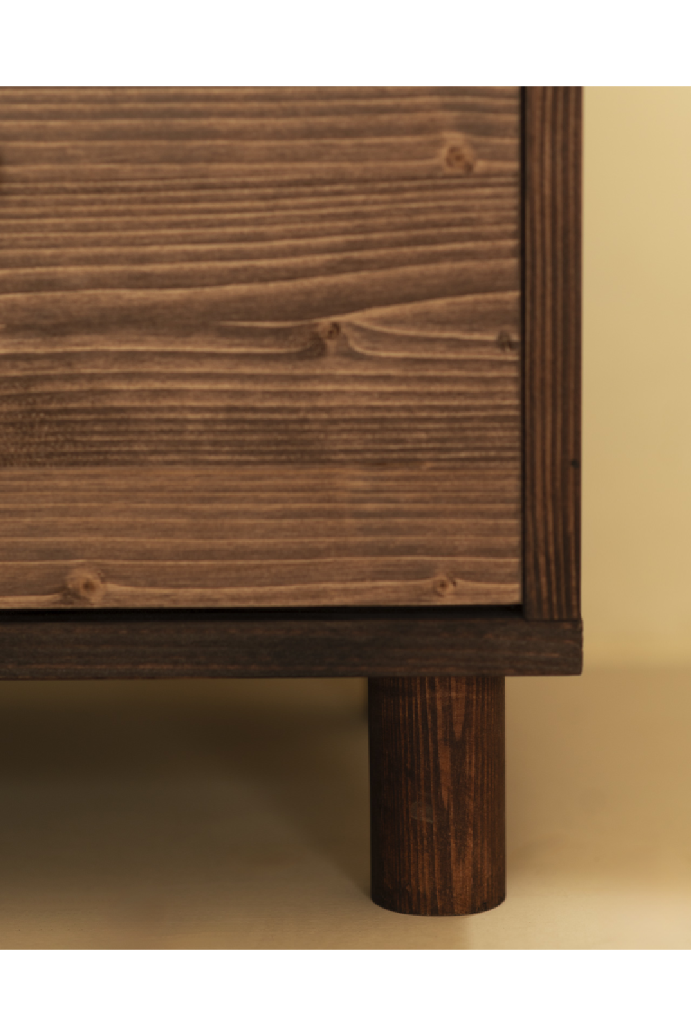 2-Drawer Wooden Nightstand Set (2) | Decowood Saura