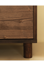 2-Drawer Wooden Nightstand Set (2) | Decowood Saura