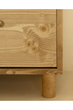 2-Drawer Wooden Nightstand Set (2) | Decowood Saura