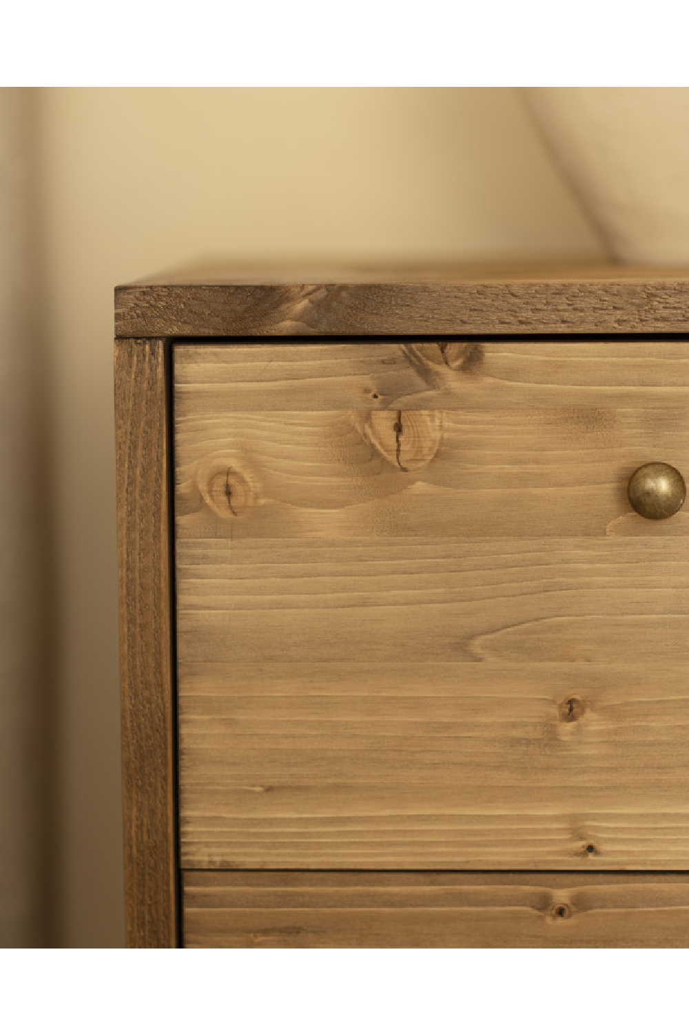 2-Drawer Wooden Bedside Table | Decowood Saura