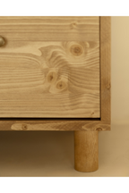 2-Drawer Wooden Bedside Table | Decowood Saura