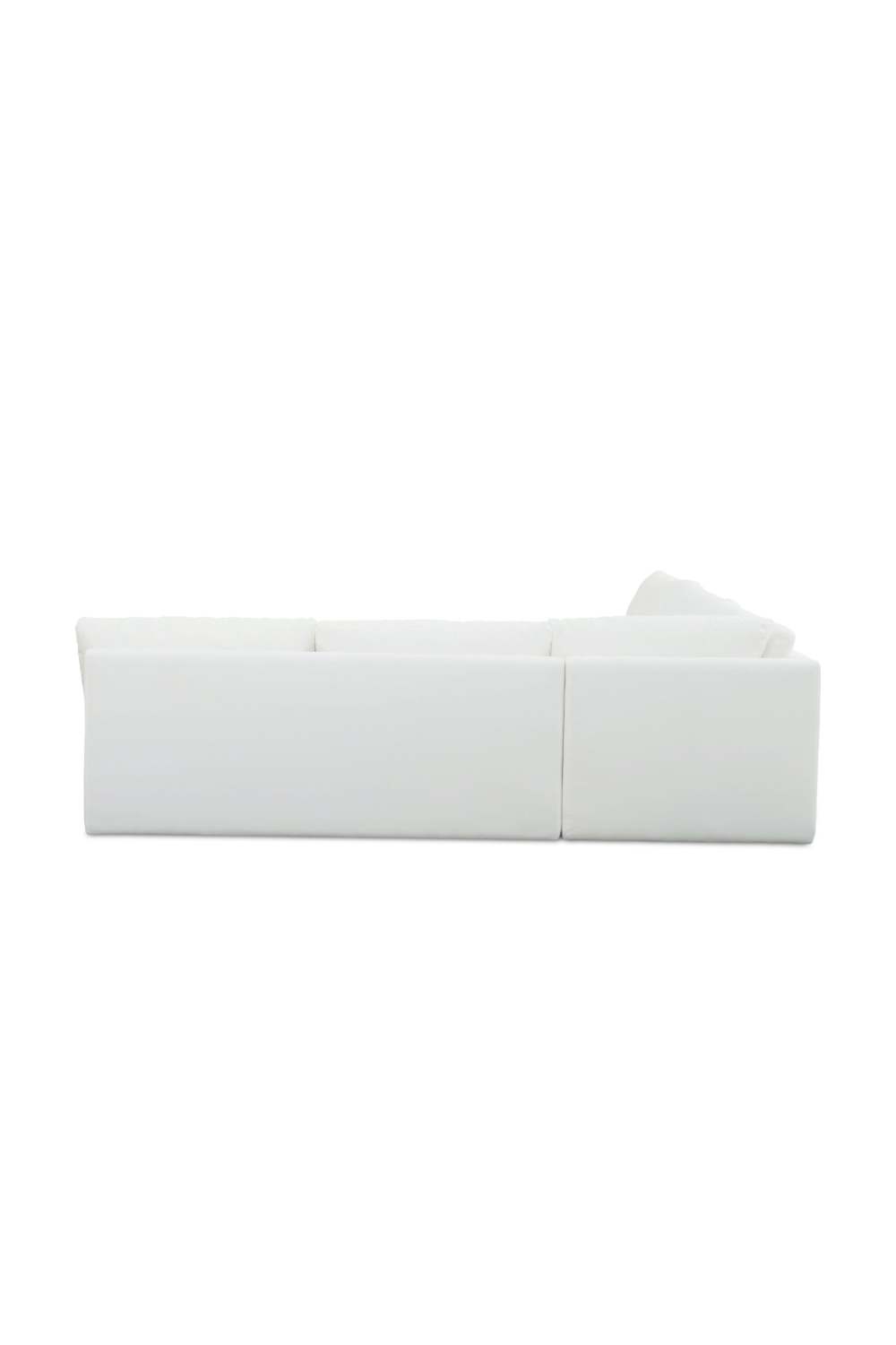 3-Piece White Outdoor Modular Sofa | Novi Living Miles