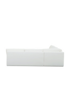 3-Piece White Outdoor Modular Sofa | Novi Living Miles
