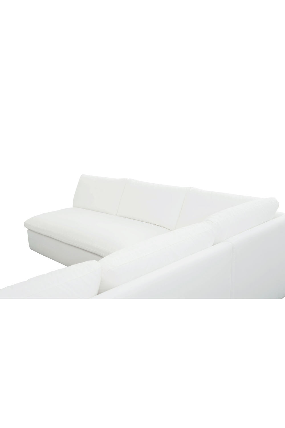 3-Piece White Outdoor Modular Sofa | Novi Living Miles