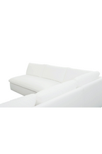 3-Piece White Outdoor Modular Sofa | Novi Living Miles