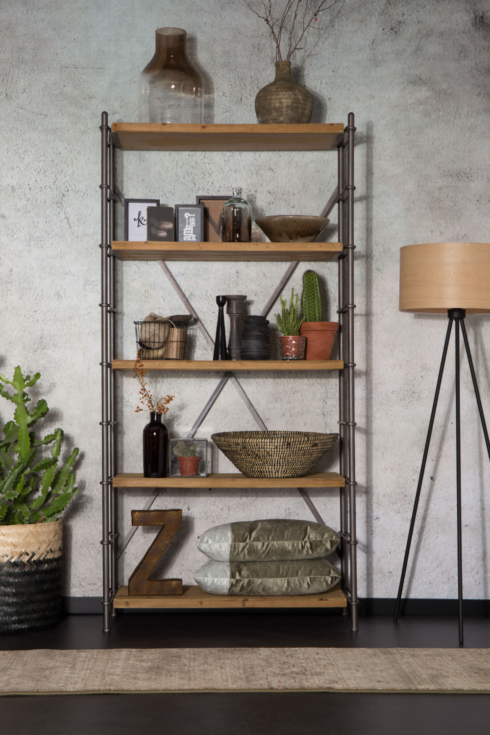 5-Shelf Storage Cabinet | Dutchbone Iron