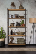 5-Shelf Storage Cabinet | Dutchbone Iron