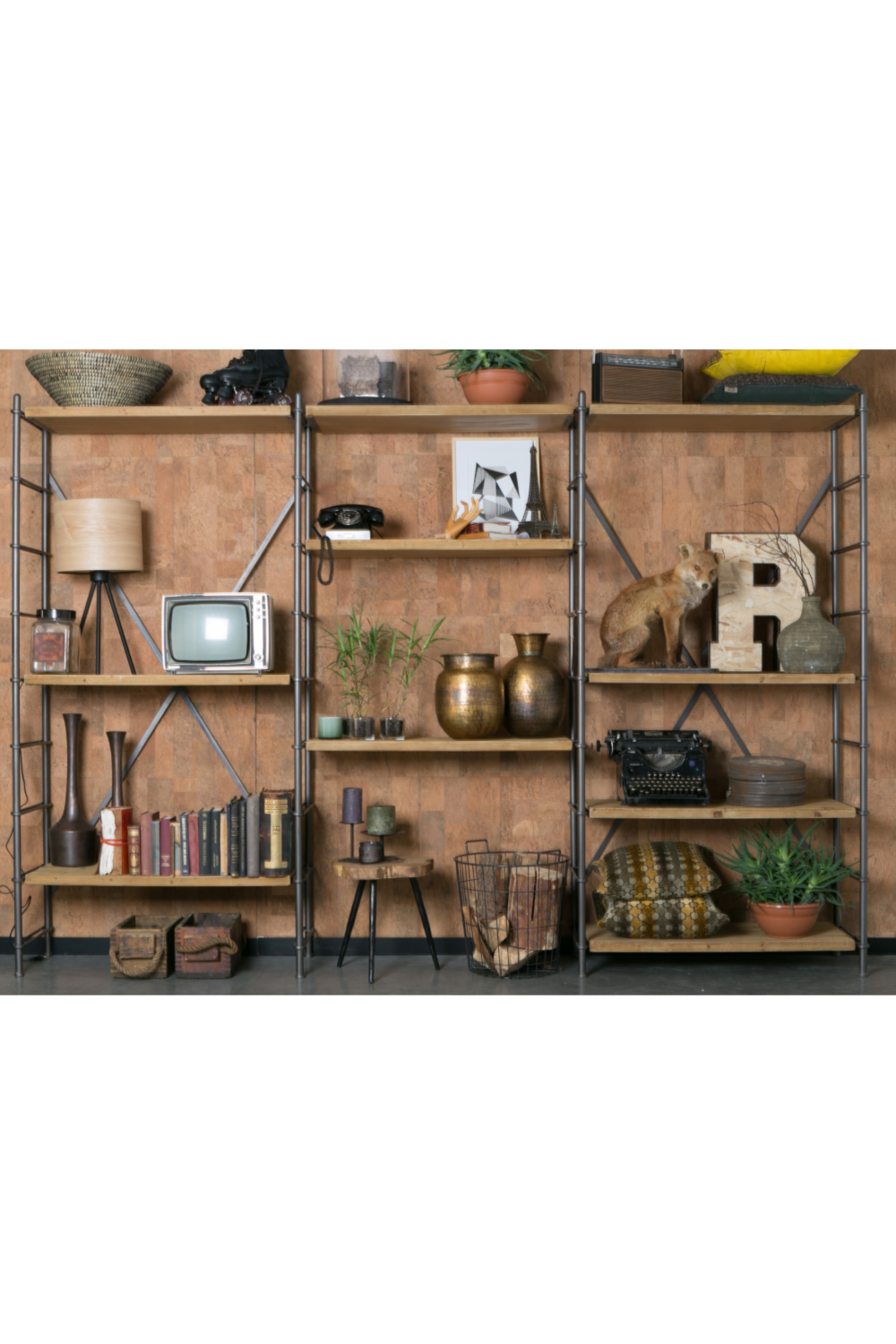 5-Shelf Storage Cabinet | Dutchbone Iron