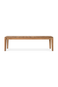 3-Seater Teak Cushioned Outdoor Bench | Ethnicraft Bok