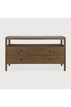 4-Drawer Oak Dresser | Ethnicraft Spindle