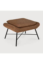50's Inspired Upholstered Footstool | Ethnicraft Barrow