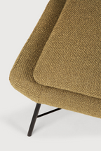 50's Inspired Upholstered Footstool | Ethnicraft Barrow